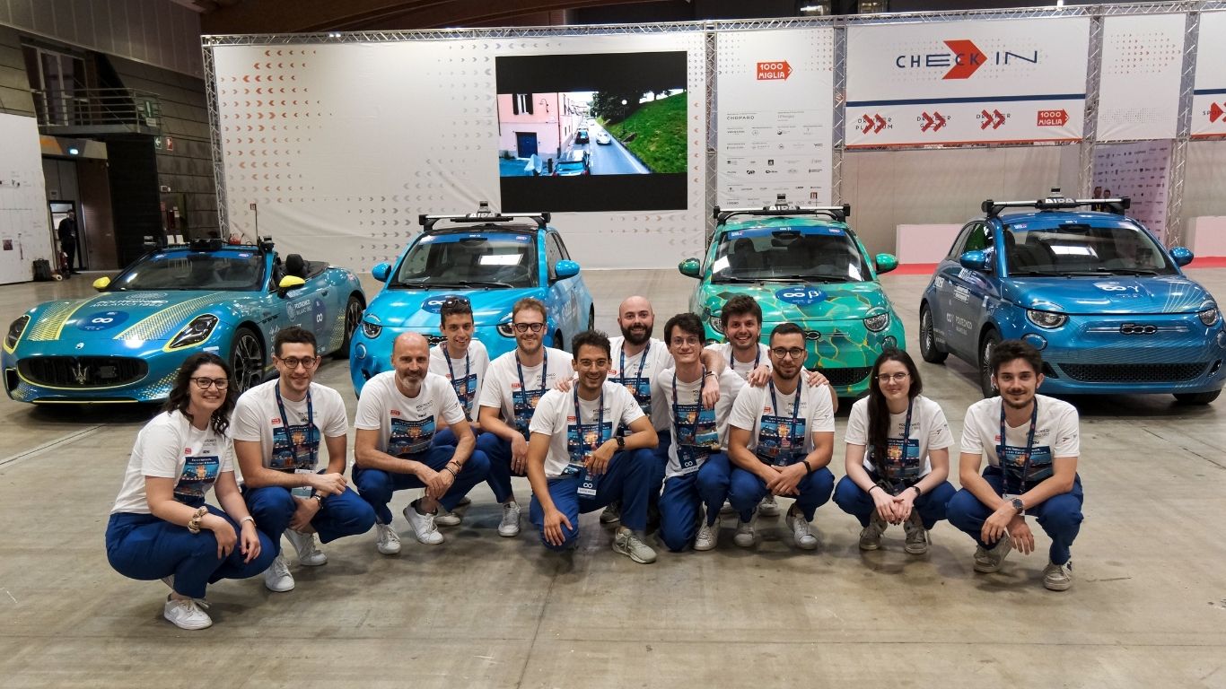 AIDA alla 1000 Miglia accelera l’innovazione nella guida autonoma